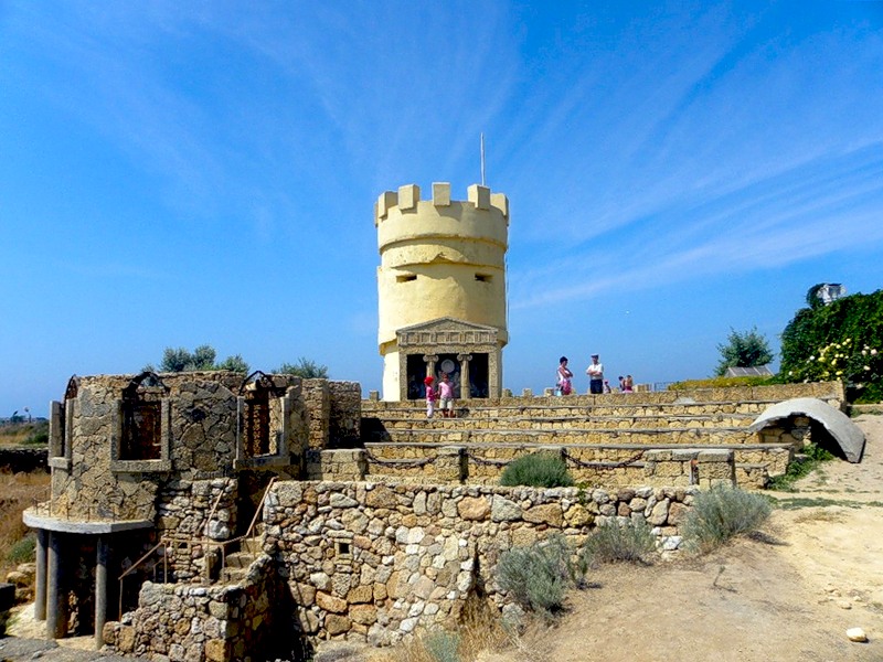 Городище Кара-Тобе - курорт Саки Крым